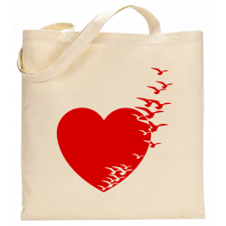Walentynkowa torba z sercem